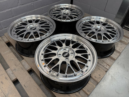17” BBS LM 4x100 wheels ( LM 198 )