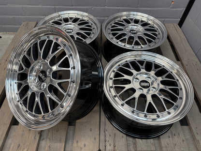 17” BBS LM 4x100 wheels ( LM 198 )