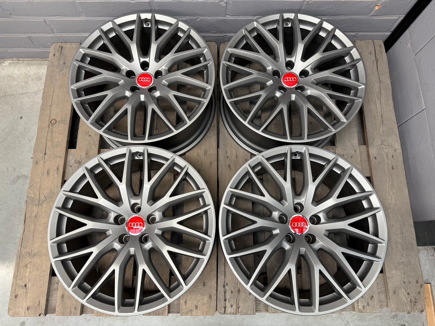 19” Original Audi 5x112 Y-Spoke wheels