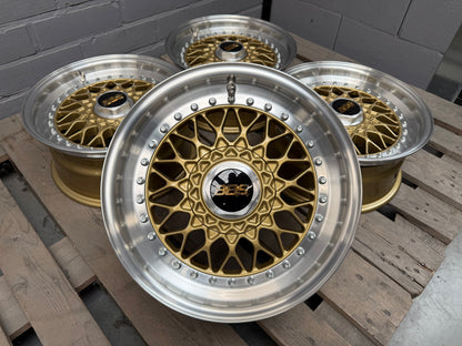 15” Original BBS RS 4x100 wheels ( RS 070 )