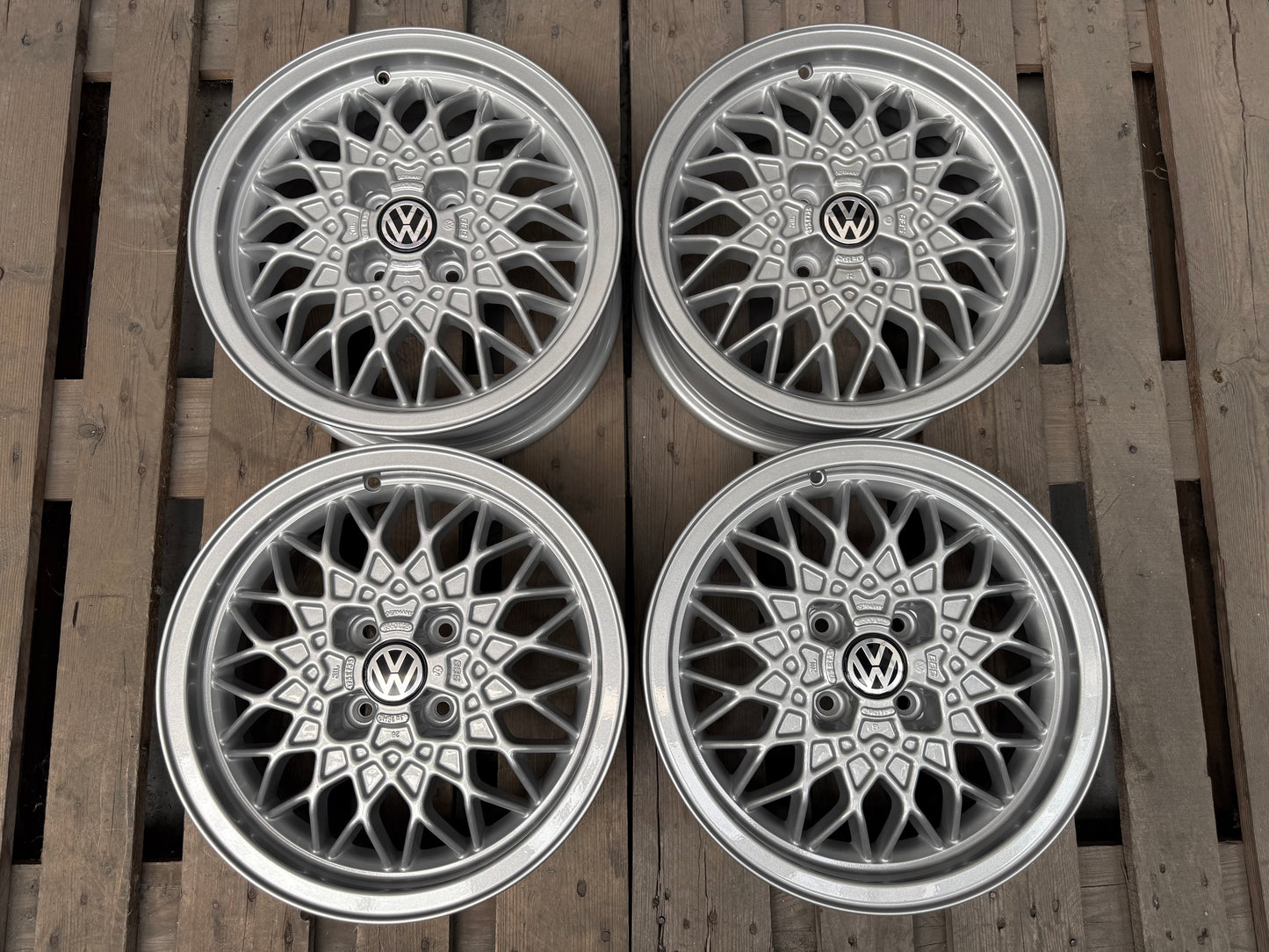 15” BBS RA 4x100 Wheels ( VW Golf 2 GTI & G60 )