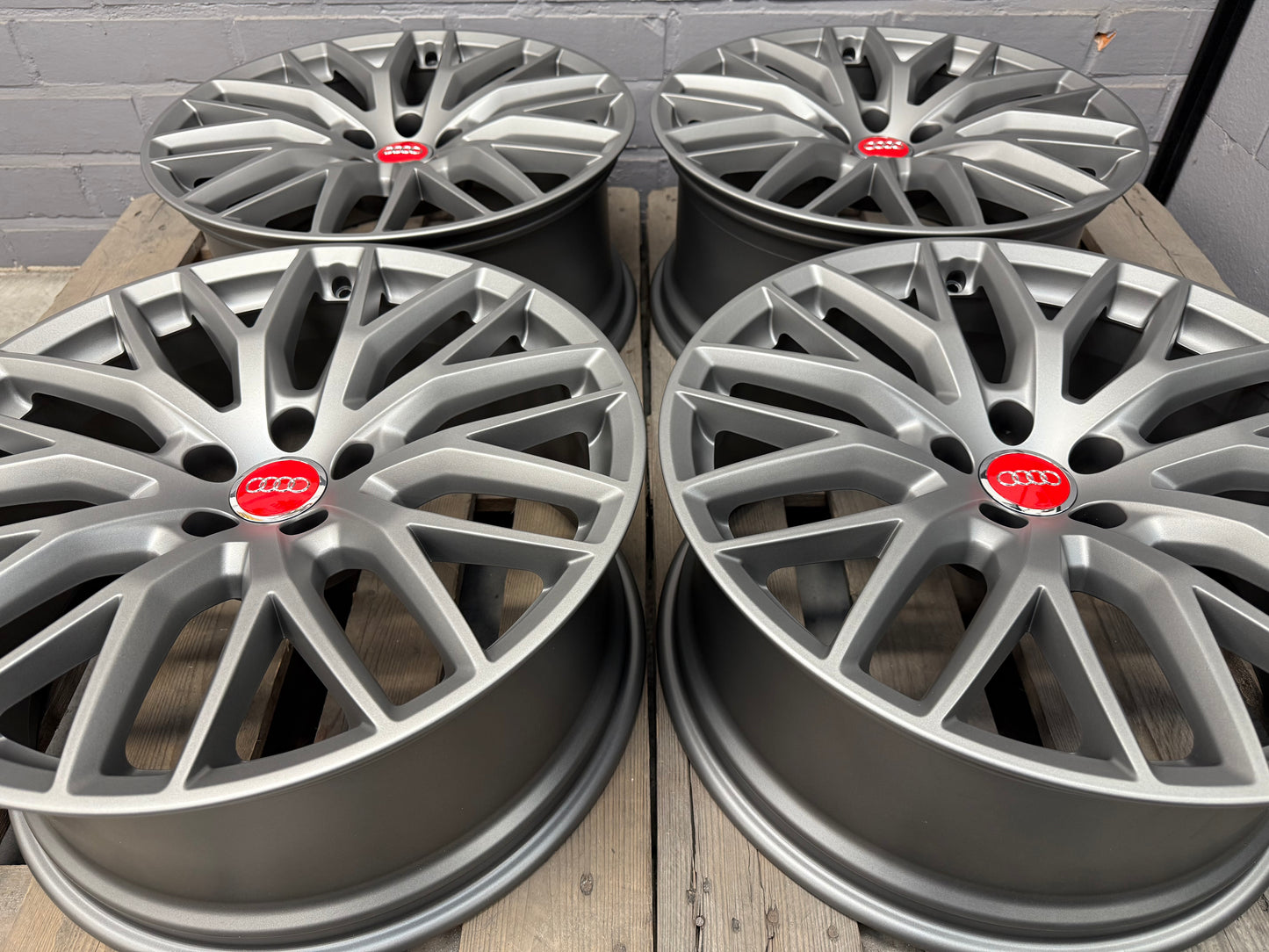 19” Original Audi 5x112 Y-Spoke wheels