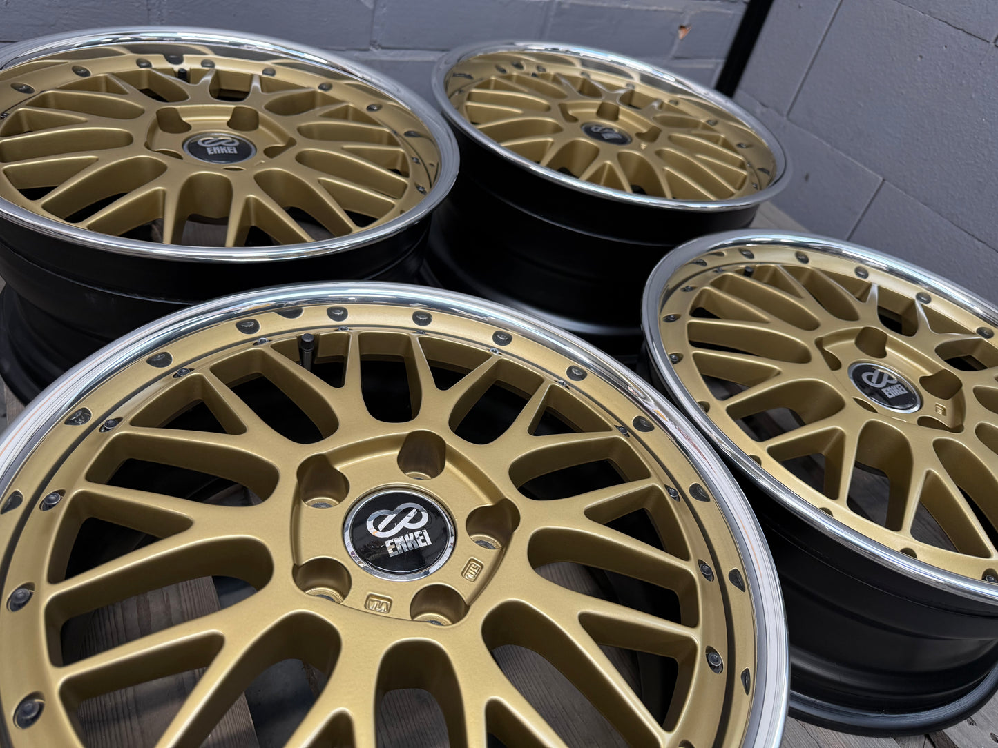 17” Enkei Algernon 5x114.3 wheels