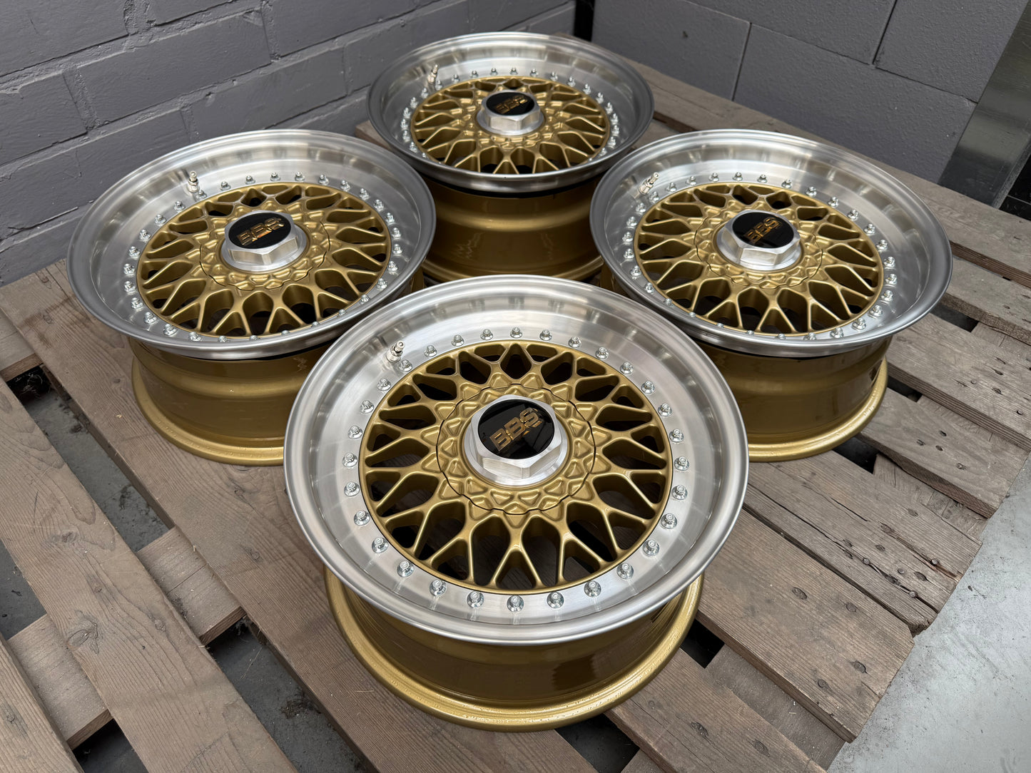 15” Original BBS RS 4x100 wheels ( RS 070 )