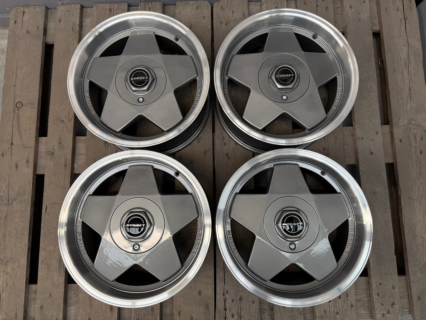 16” Borbet A 5x98 wheels ( Fiat Lancia Alfa )