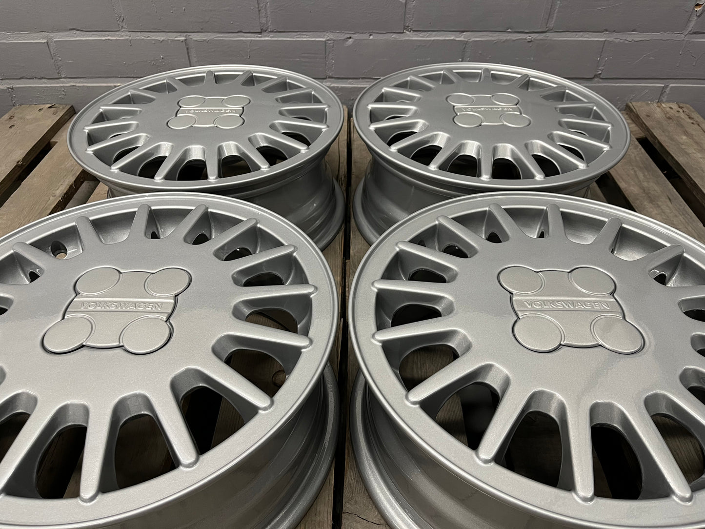 15” Vw Sebring G60 4x100 wheels ( Rallye Golf Corrado )