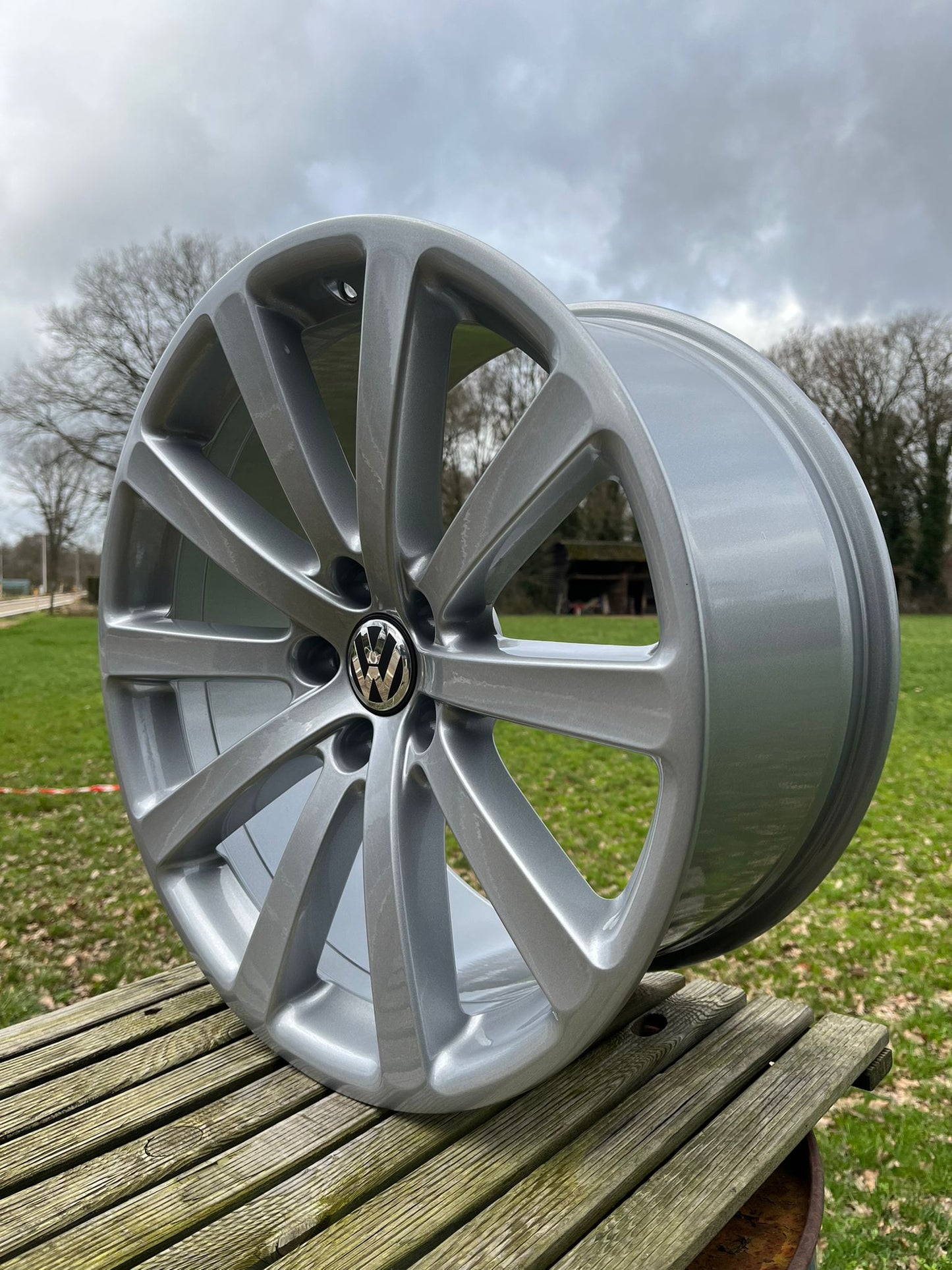 19” Original Vw Omanyt 5x112 Wheels ( Tiguan R36 R32 )