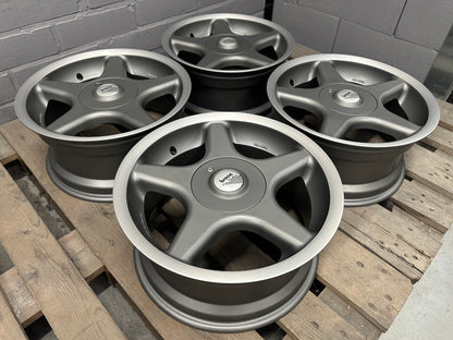 16” Brock B1 4x100 wheels