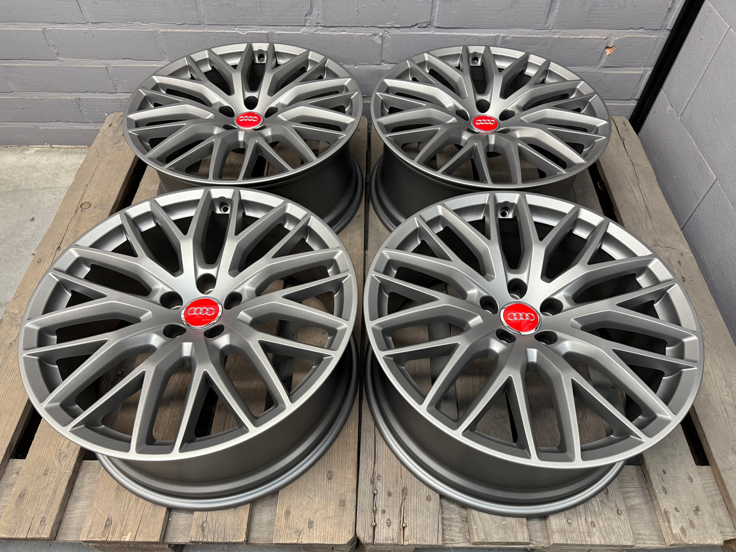 19” Original Audi 5x112 Y-Spoke wheels