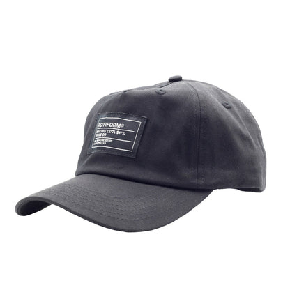 Rotiform MAKING COOL S#*% Unstructured Strapback Hat - black